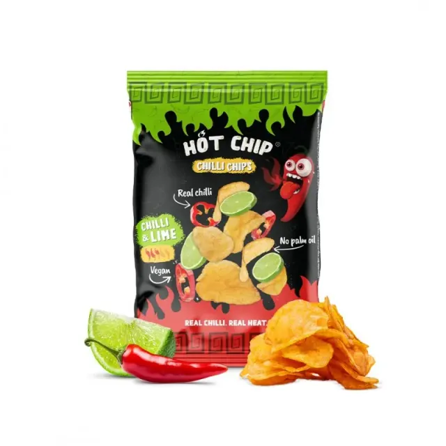 chilli-hot-chips-piment-citron-vert-80-g image 1