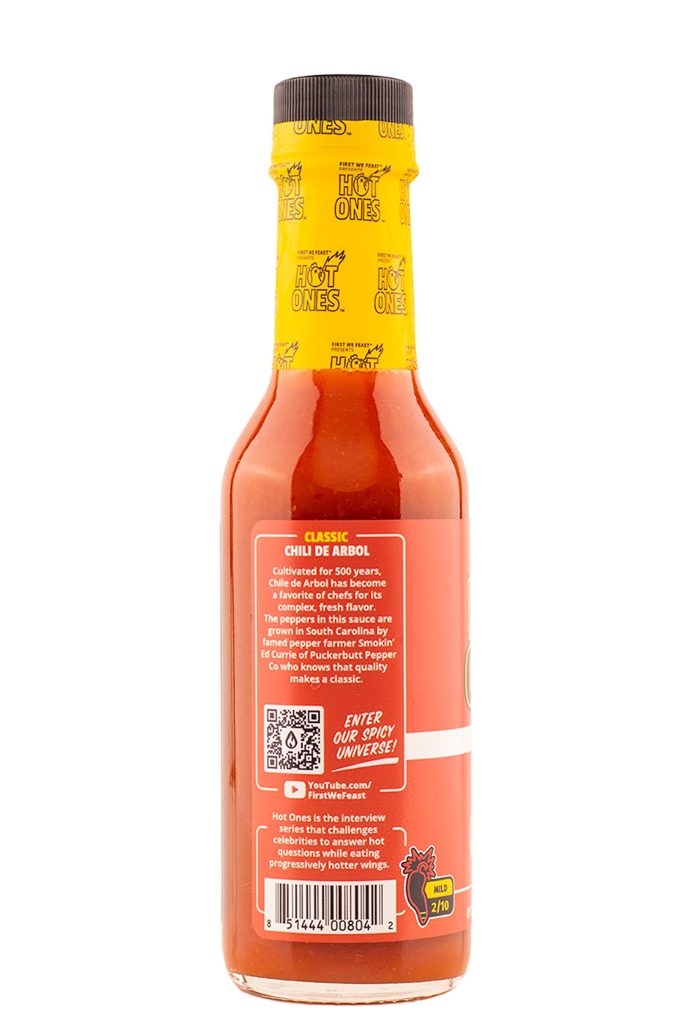 hot-ones-the-classic-sauce-piquante-chile-de-arbol-ail image 3